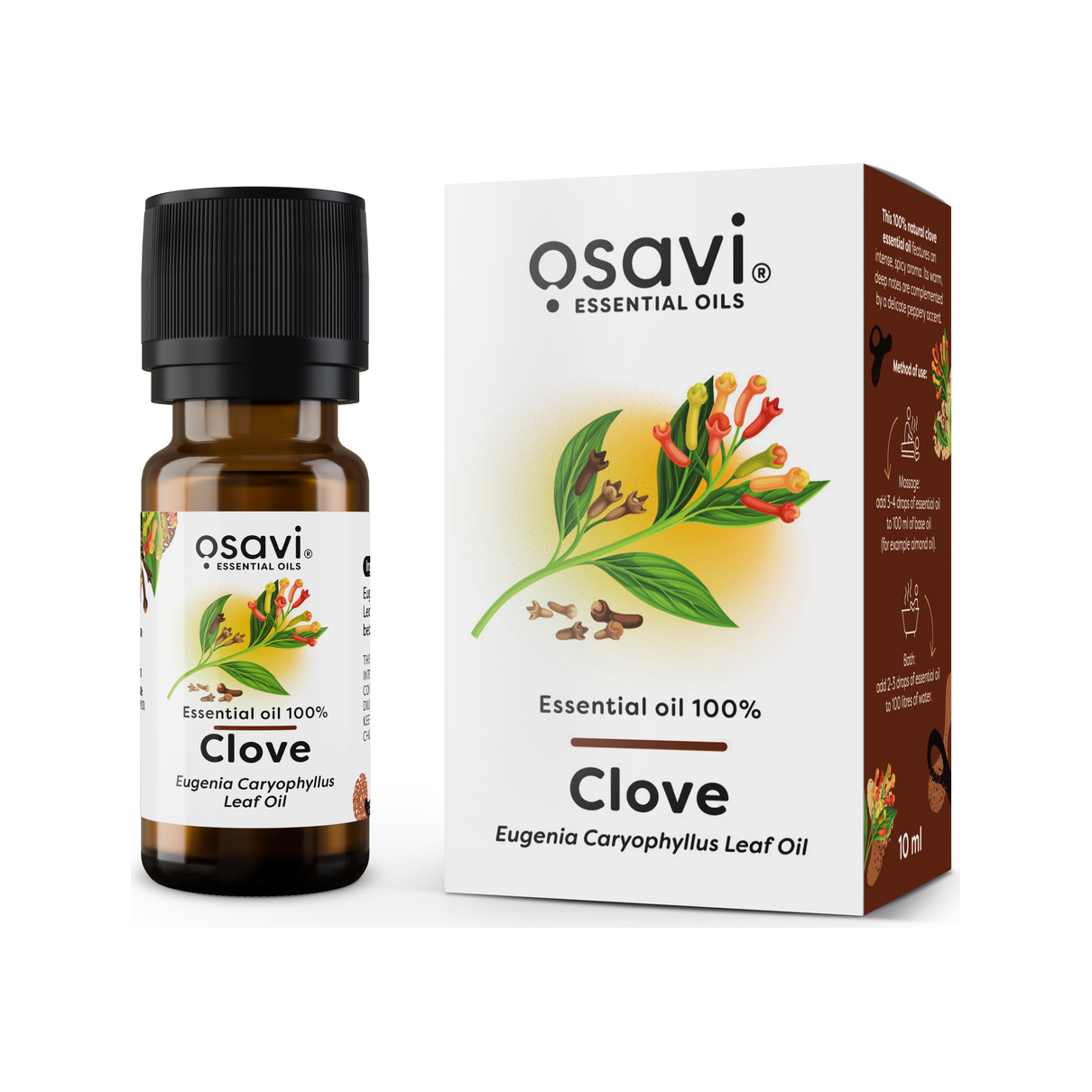 Essential Oil 100%, Clove - 10 ml.