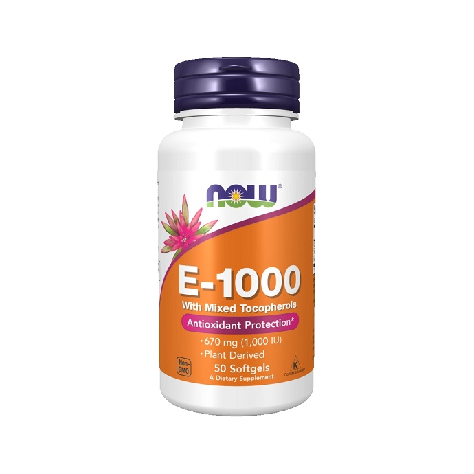 Vitamin E-1000 - Natural (Mixed Tocopherols) - 50 softgels