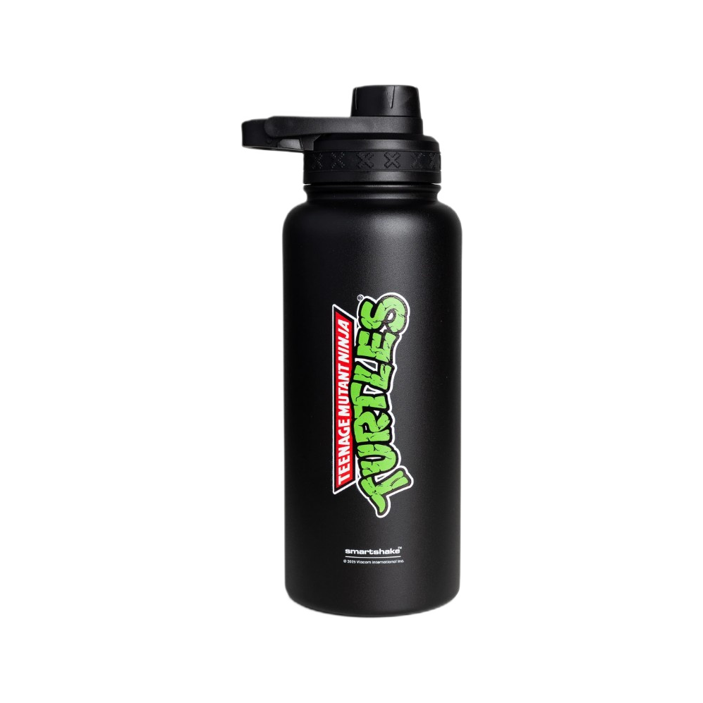 Bohtal Insulated Sports Bottle - TMNT, Classic Logo Black - 960 ml.