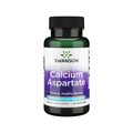 Kalciumtillskott i flaska med etiketten SWANSON Calcium Aspartate, 60 kapslar.