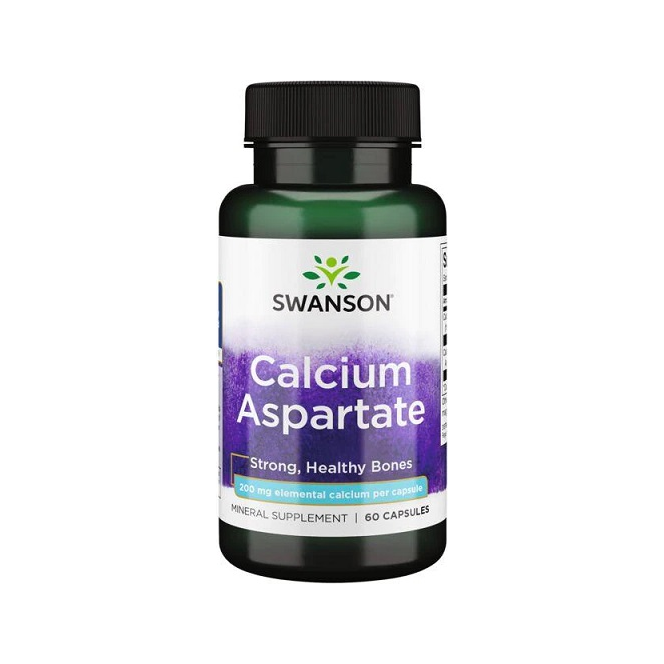 Calcium Aspartate, 200mg Elemental Calcium - 60 caps