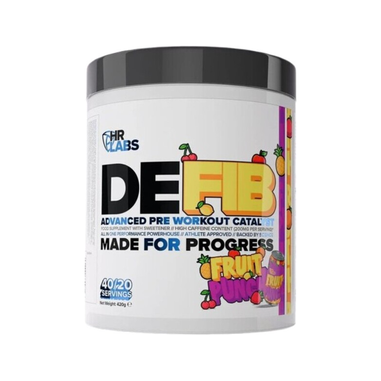 Defib Advanced Pre Workout Catalyst, Fruit Punch - 420 grams