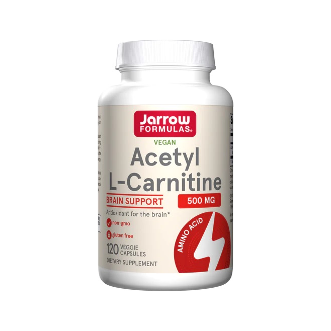 Jarrow Formulas Acetyl L-karnitin 500 mg kapselflaska, 120 kapslar