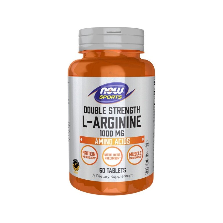 L-Arginine, 1000mg - 60 tablets
