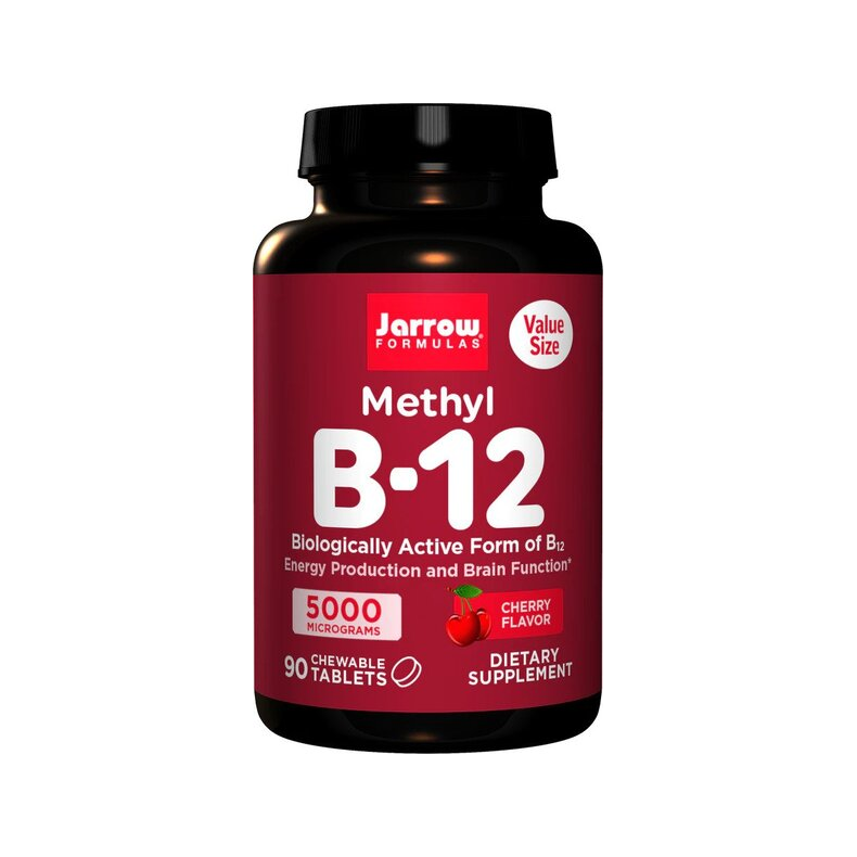 Methyl B-12, 5000mcg (Cherry) - 90 chewable tabs