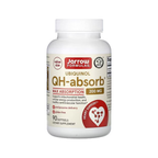 Jarrow Formulas Ubiquinol QH-absorb kapseltillskott i vit burk med etikett