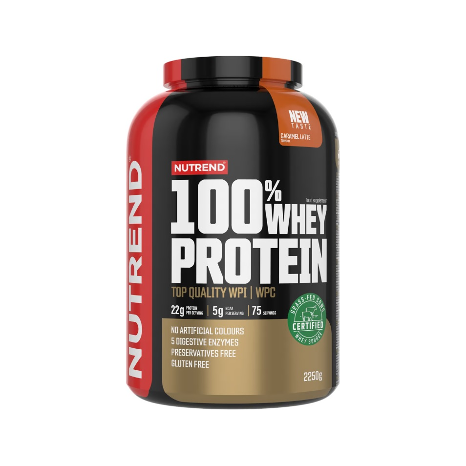 100% Whey Protein, Caramel Latte - 2250 grams