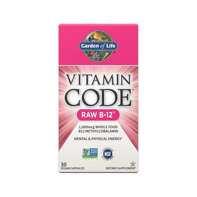 Vitamin Code Raw B-12 - 30 vegan caps