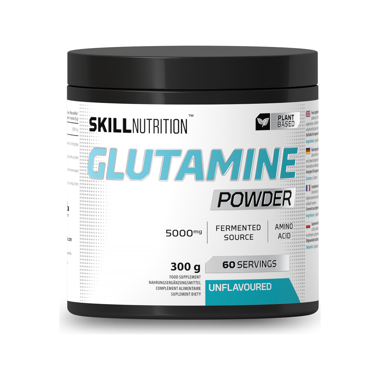 Glutamine Powder, Unflavoured - 300 grams