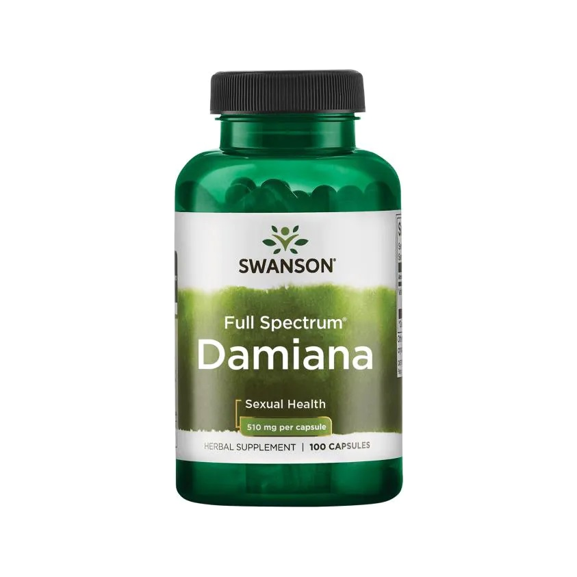 Damiana, 510mg - 100 caps