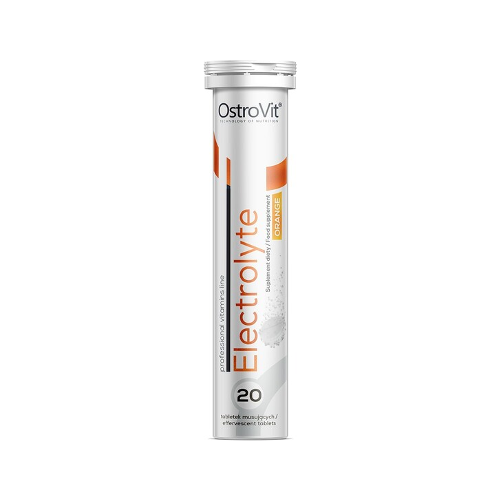 Electrolyte Effervescent Tabs, Orange - 20 tablets