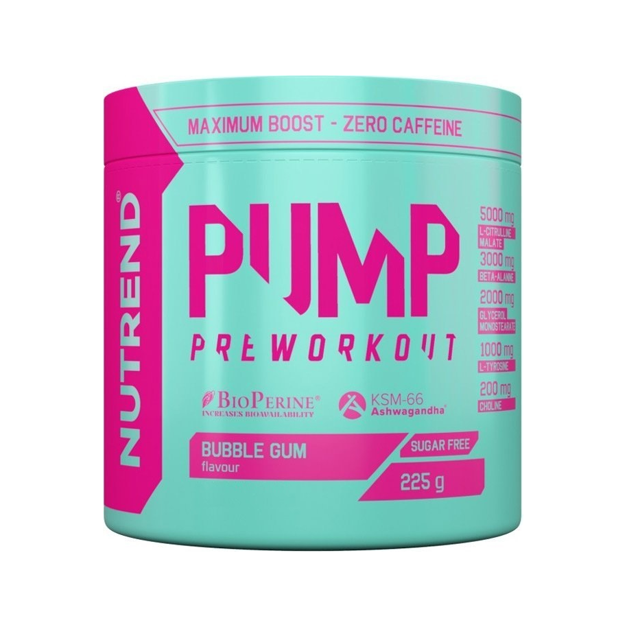 Pre-workout-burk 225 g med bubble gum-smak