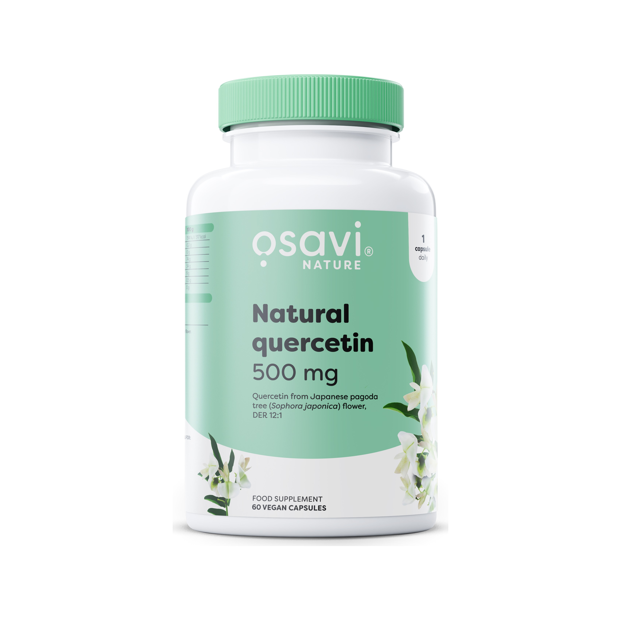 Natural Quercetin, 500mg - 60 vegan caps