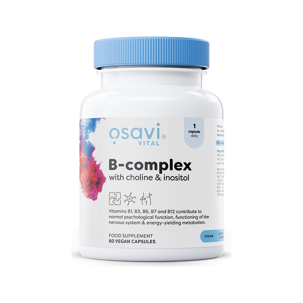 B-Complex with Choline & Inositol - 60 vegan caps