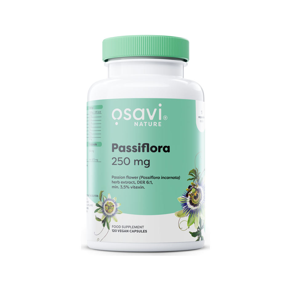 Passiflora, 250mg - 120 vegan caps
