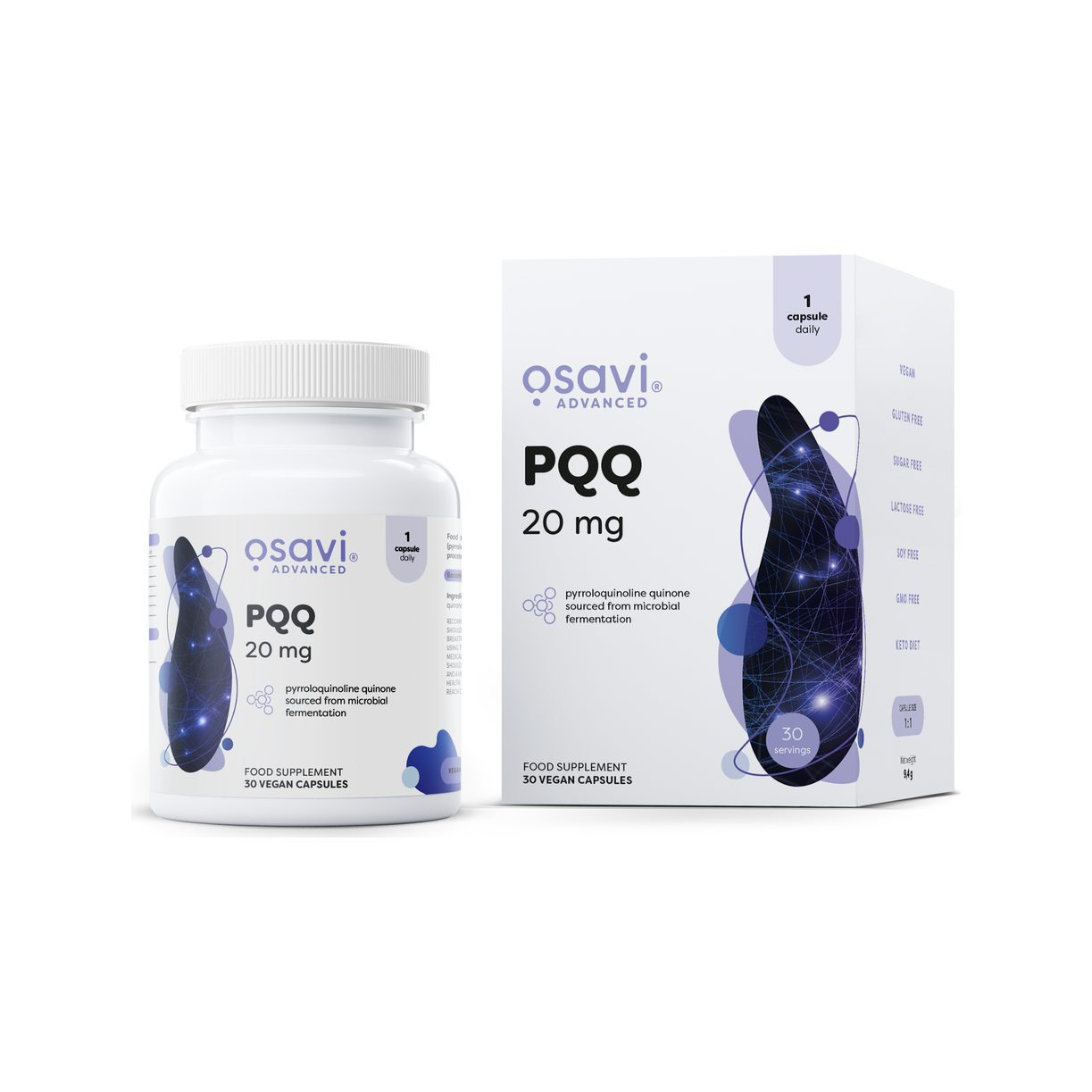 PQQ, 20mg - 30 vegan caps