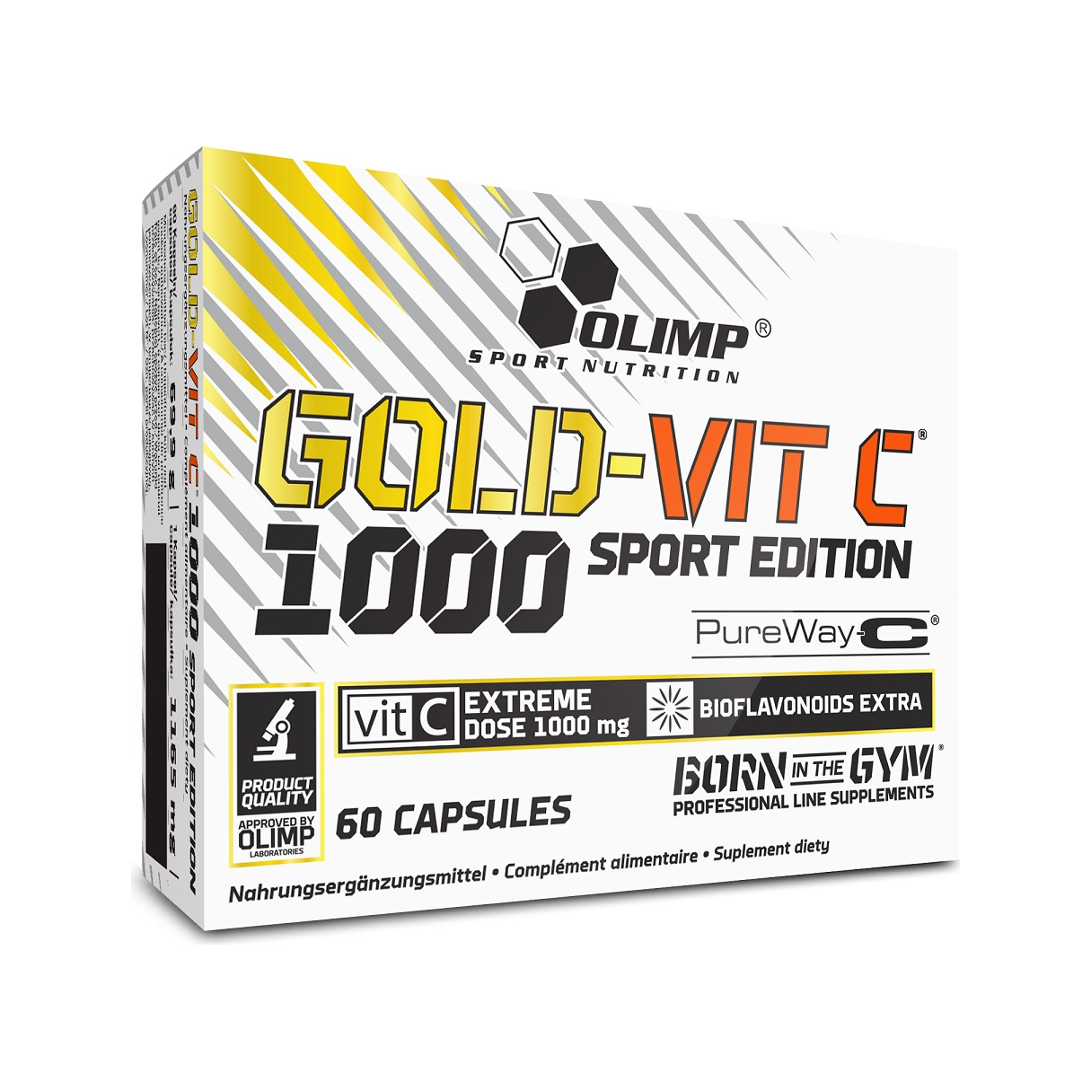Kapselburk Gold-Vit C 1000 Sport Edition från Olimp Nutrition, 60 kapslar