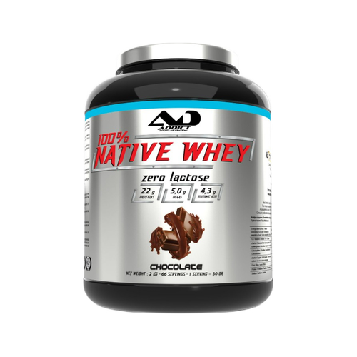 100% Native Whey Zero Lactose, Chocolate - 2000 grams