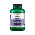 Swanson kosttillskottflaska: grön med svart lock, Calcium Citrate Plus Magnesium, 150 kapslar