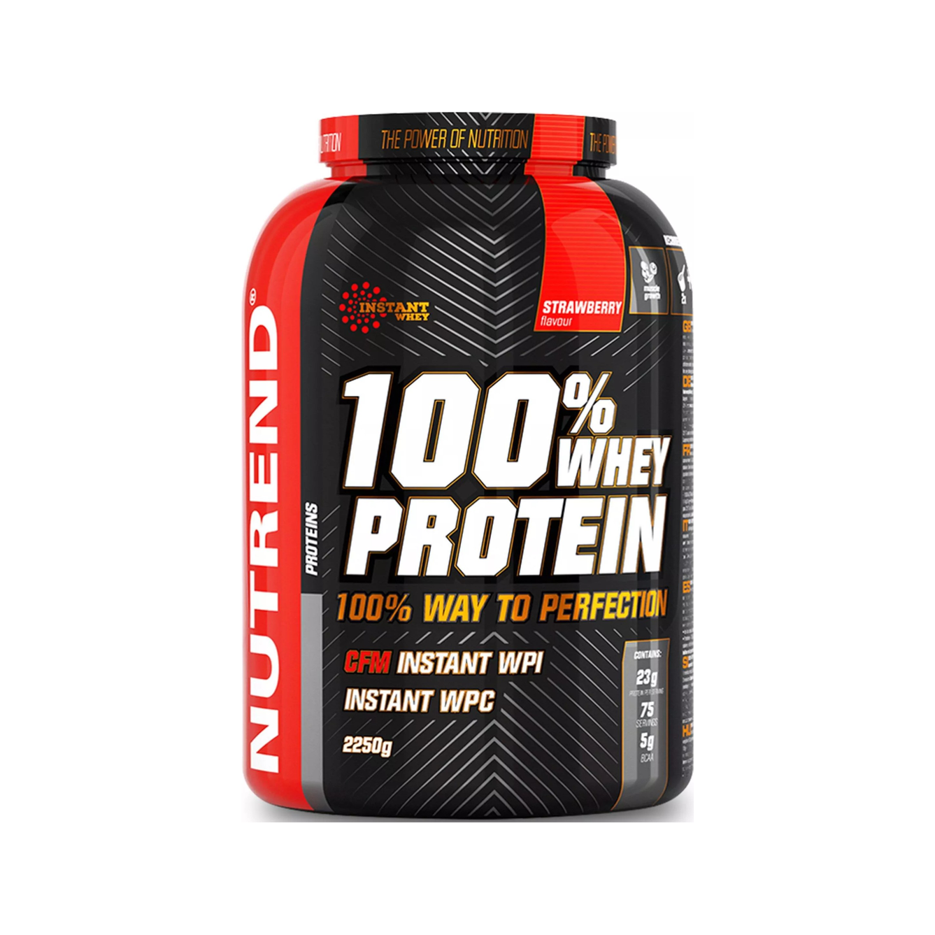 100% Whey Protein, Strawberry - 2250 grams