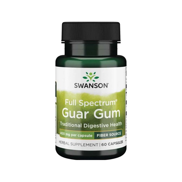 Full Spectrum Guar Gum, 400mg - 60 caps
