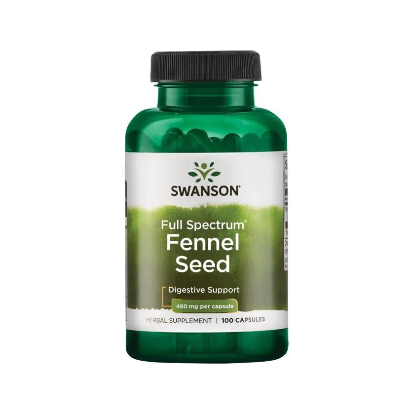 Full Spectrum Fennel Seed, 480mg - 100 caps