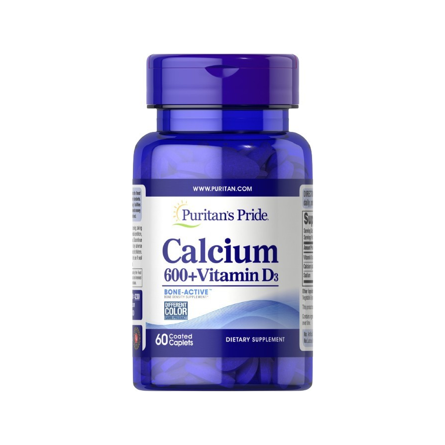 Calcium + Vitamin D3 - 60 caplets