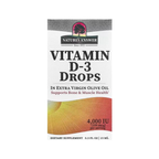 Nature's Answer vitamin D-3 droppar, 4000 IU, förpackning i kartong