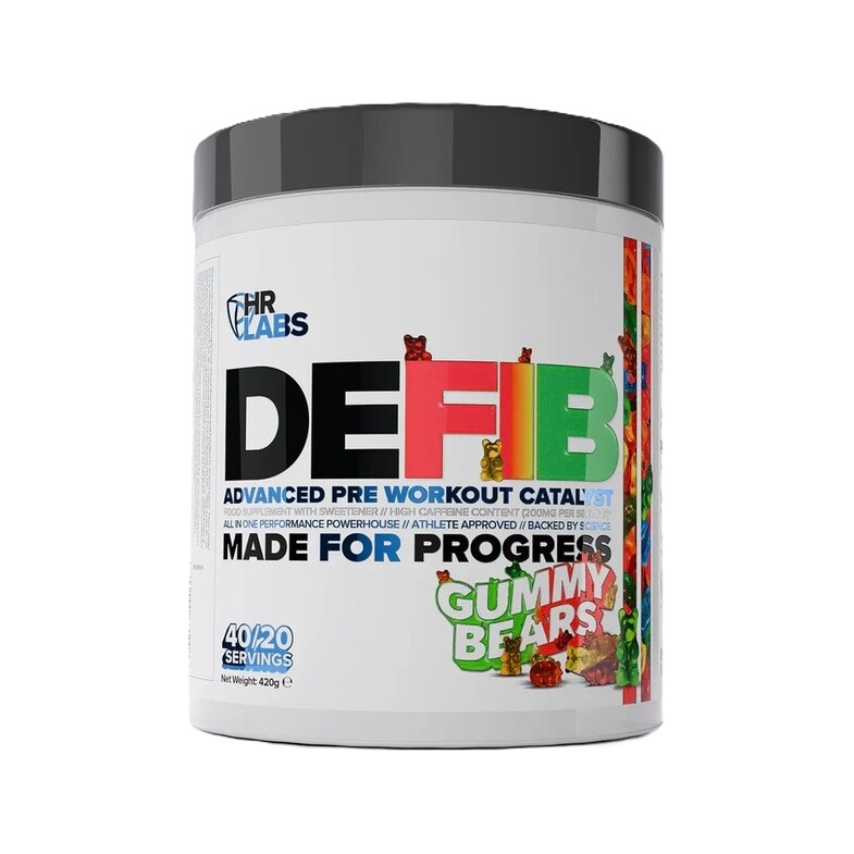 Defib Advanced Pre Workout Catalyst, Gummy Bears - 420 grams