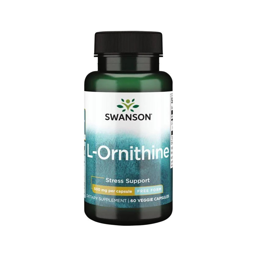 L-Ornithine, 500mg - 60 vcaps