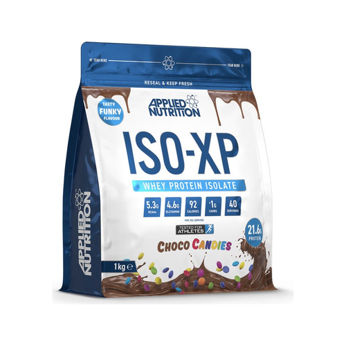 Applied Nutrition ISO-XP 1000 g chokladgodis i påse med färgglada strössel
