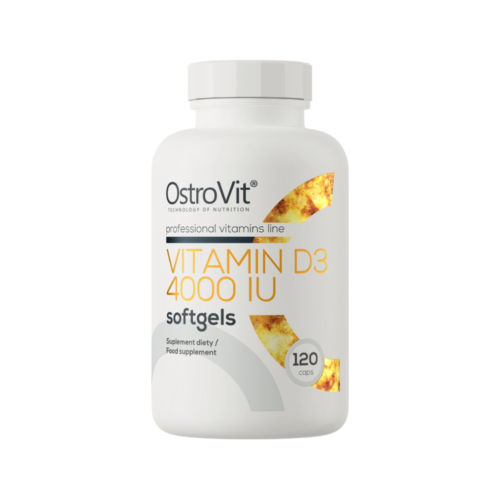 OstroVit vitamin D3 4000 IU kapslar i burk