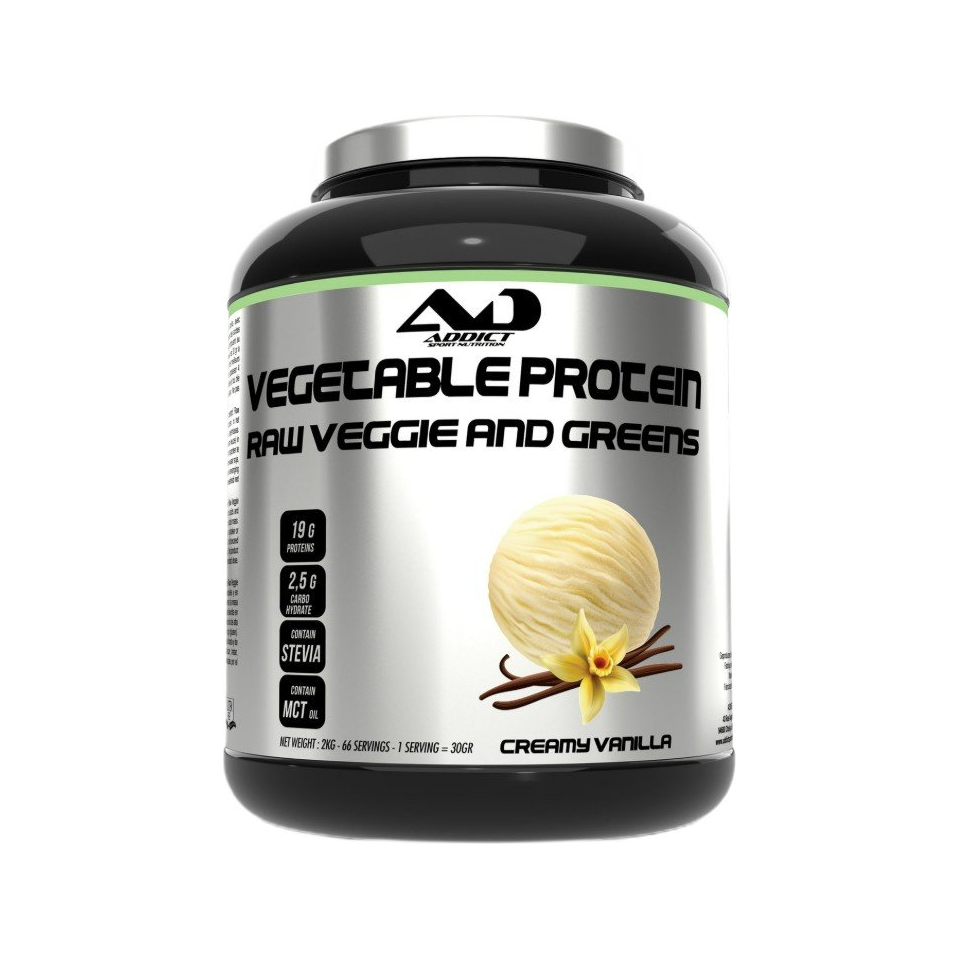 Vegetable Protein Raw Veggie and Greens, Creamy Vanilla - 2000 grams