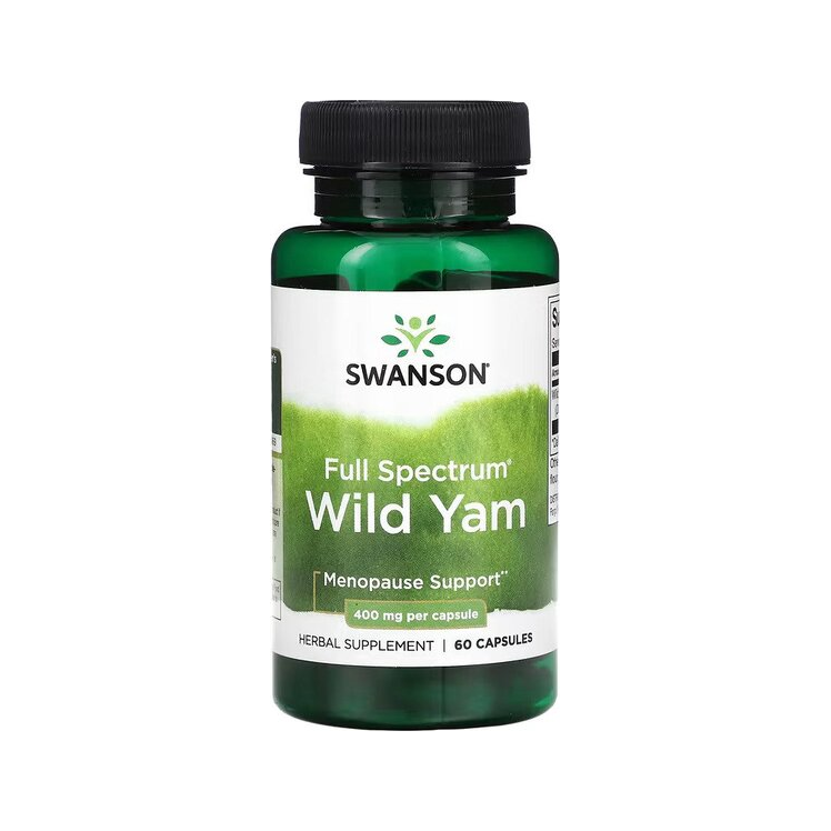 Full Spectrum Wild Yam, 400mg - 60 caps