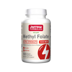 Jarrow Formulas Methyl Folate-flaska med 100 kapslar, vegansk 1000 mcg.
