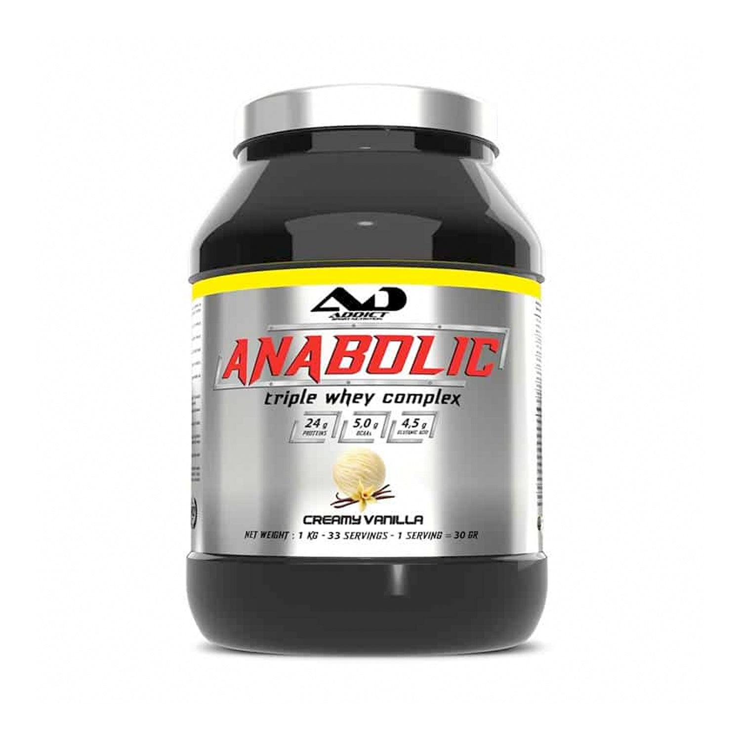 Addict Sport Nutrition Anabolic Triple Whey Complex 1000 grams