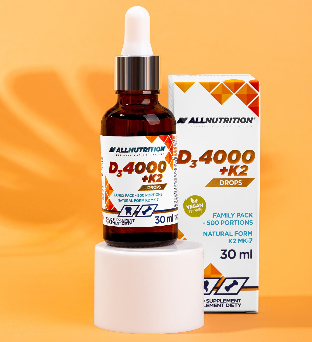 Allnutrition Vit D3 4000 + K2 Drops