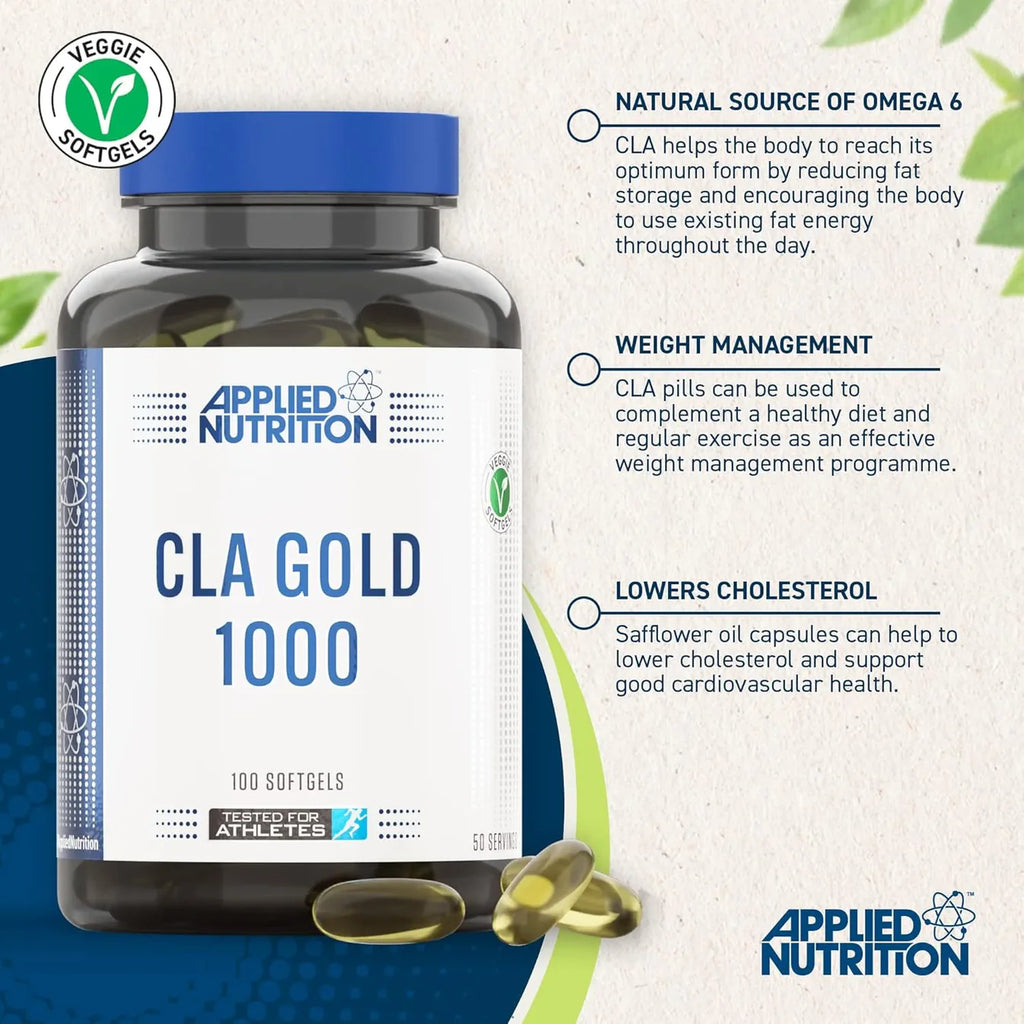 Applied Nutrition CLA Gold 1000 100 kapselia