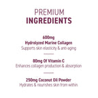 Applied Nutrition Collagen + Coconut 180 Kapselit