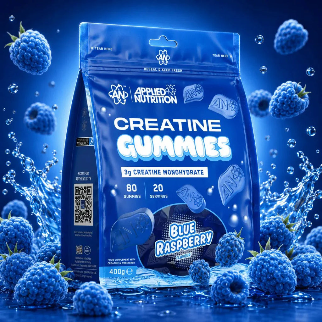 Applied Nutrition Creatine Gummies Blue Raspberry 80 Gummies