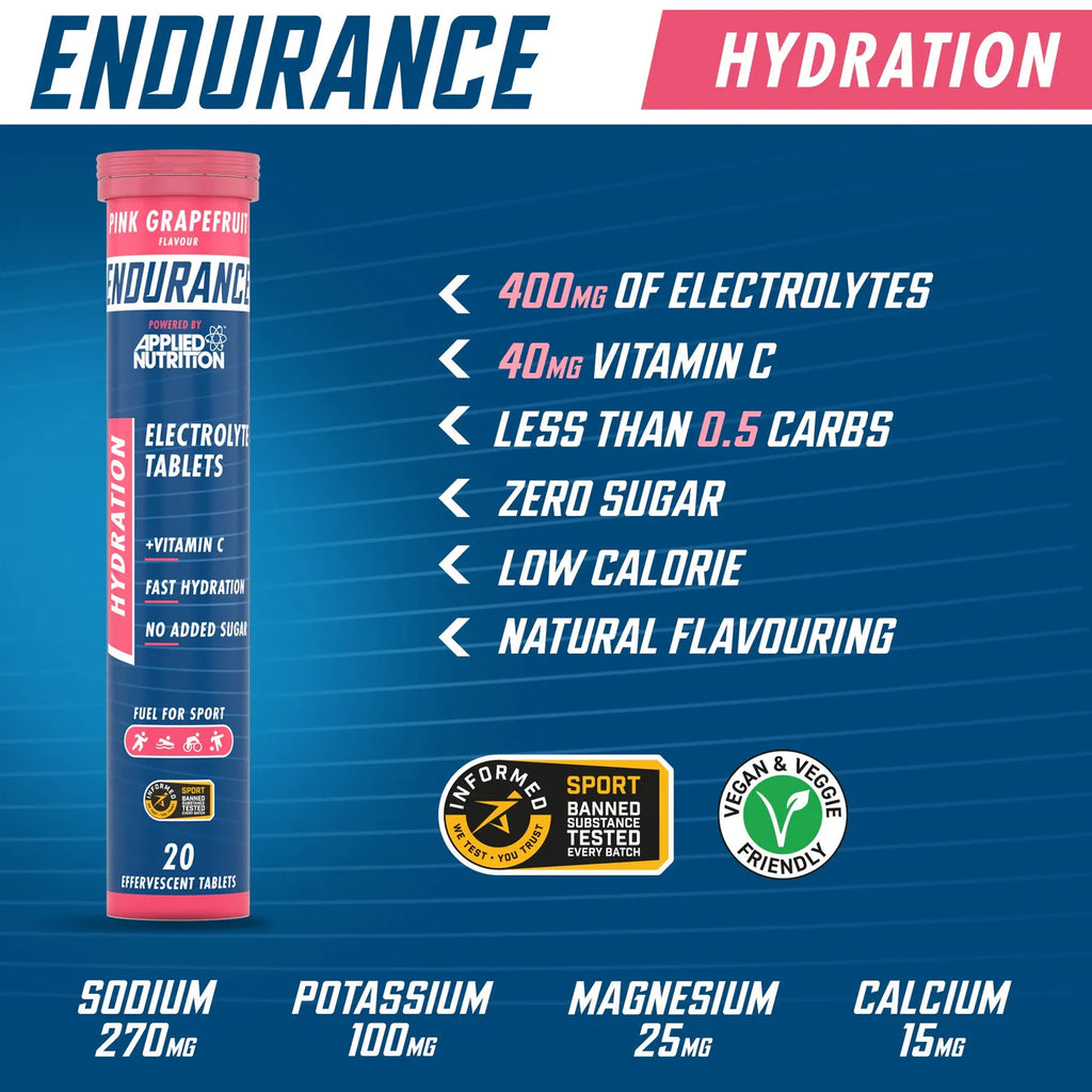 Applied Nutrition Endurance Hydration Electrolyte 6 x 20 Brustabletter