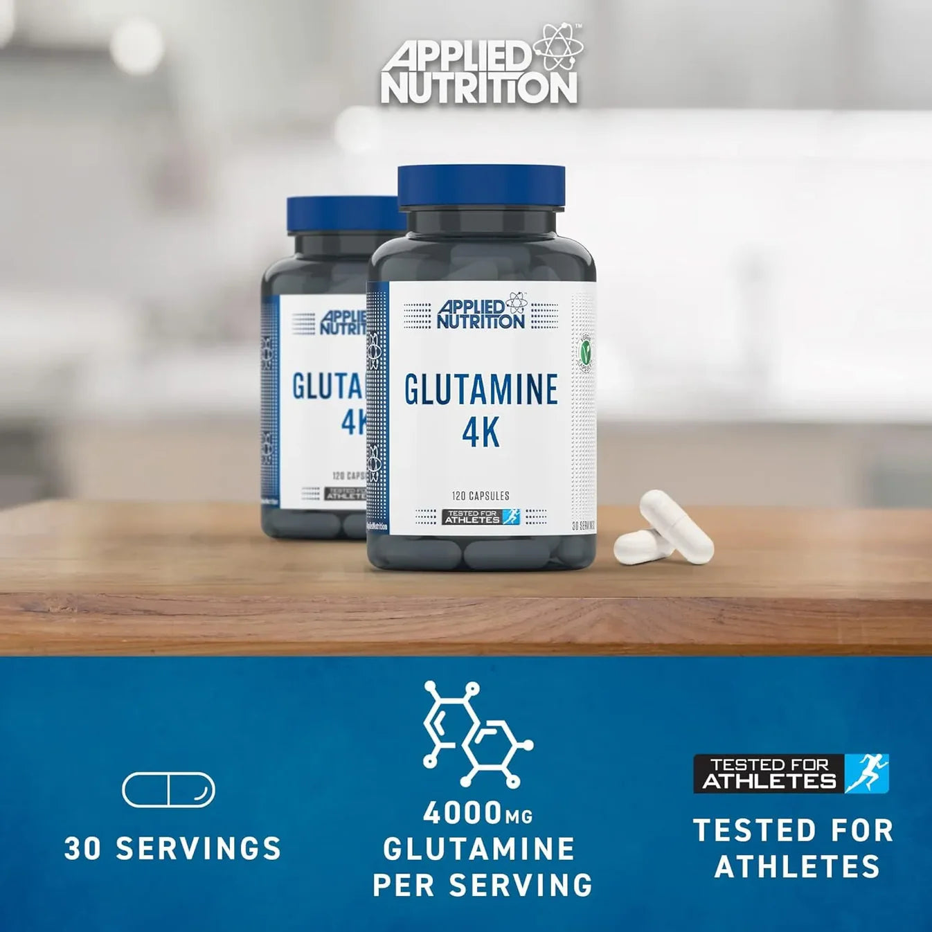 Applied Nutrition Glutamine 4K 120 kapselit