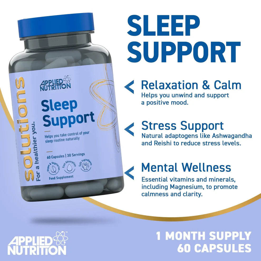 Applied Nutrition Solutions Sleep Support 60 Kapselit