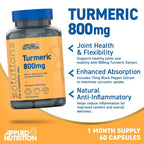 Applied Nutrition Solutions Turmeric 800mg 60 Kapselit