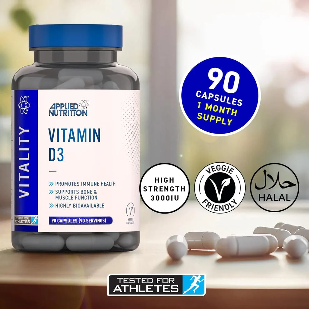 Applied Nutrition Vitamin D3 90 Tabletit