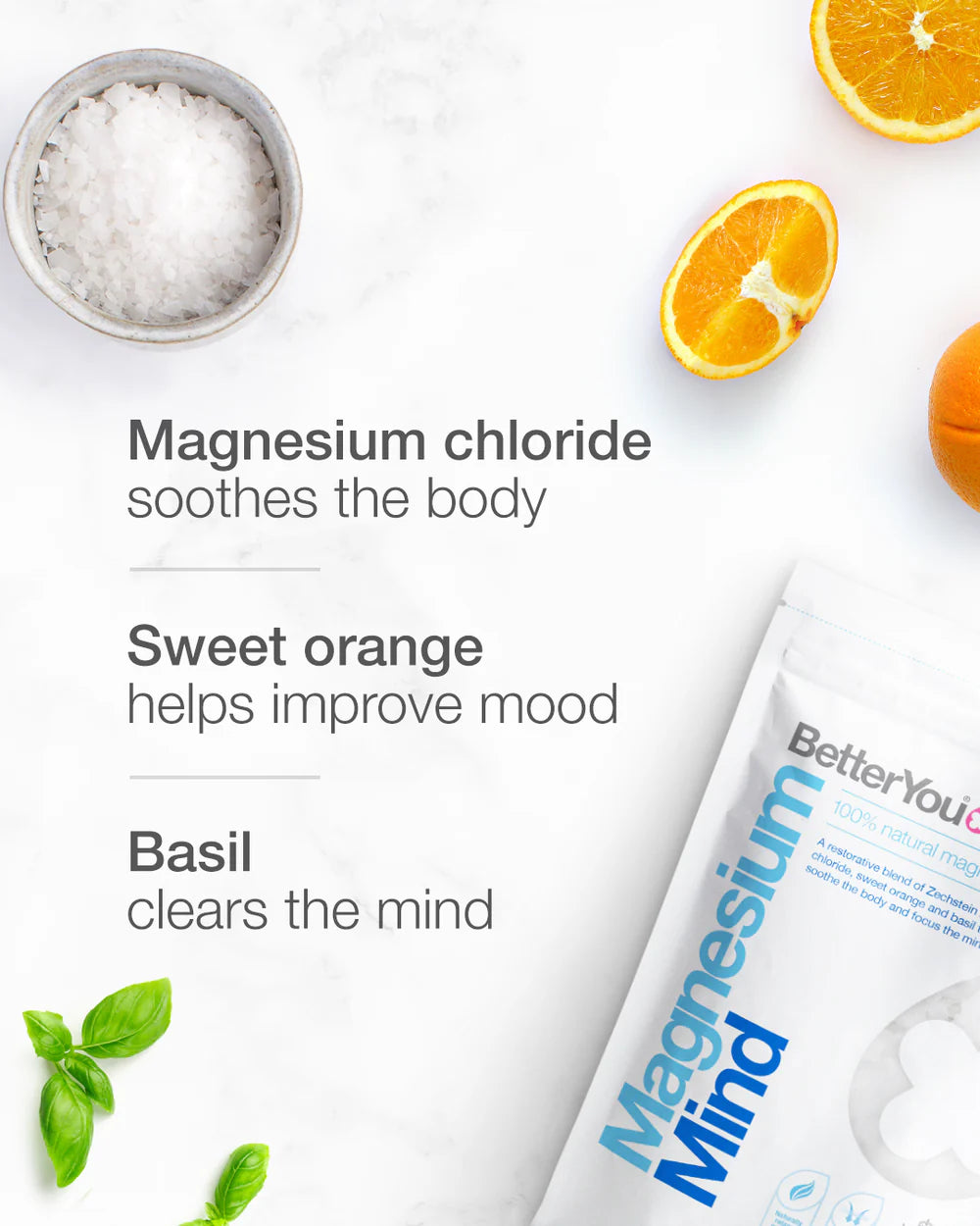 BetterYou Magnesium Flakes Mind 750g