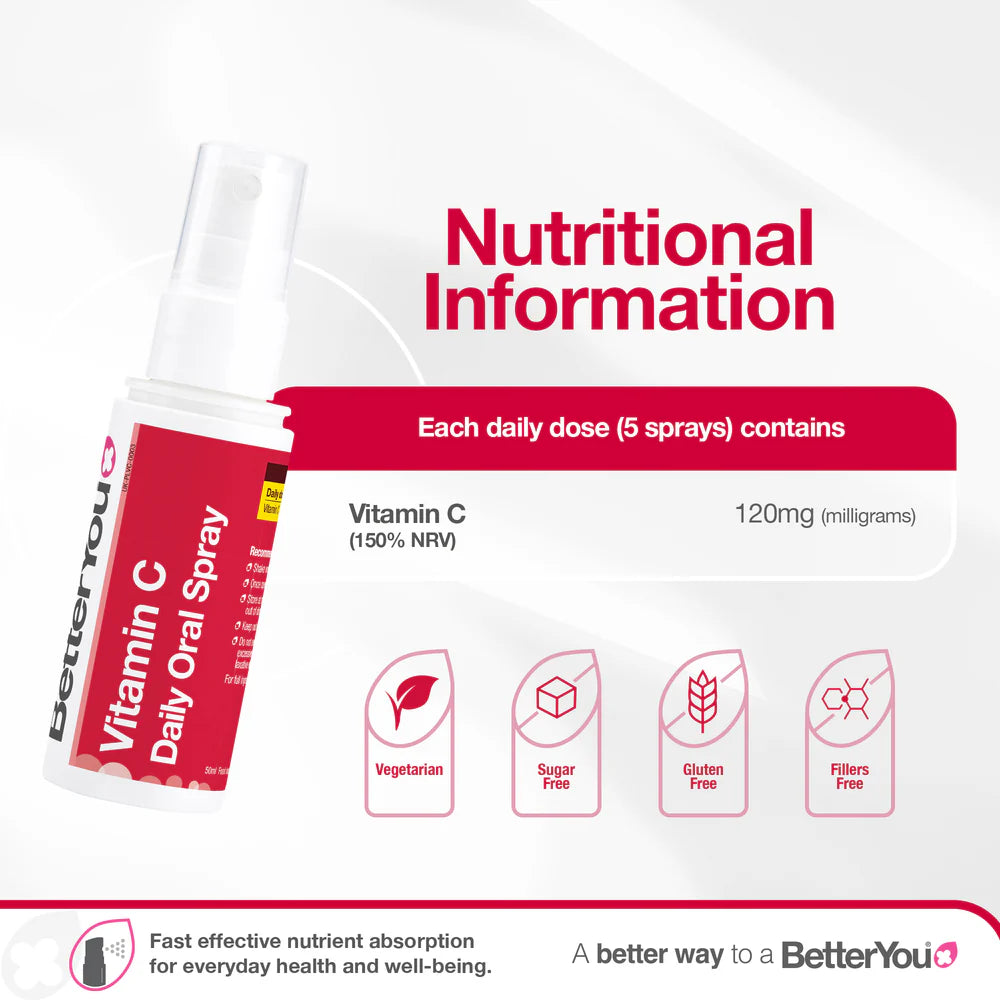 BetterYou Vitamin C Daily Oral Spray 50 ml