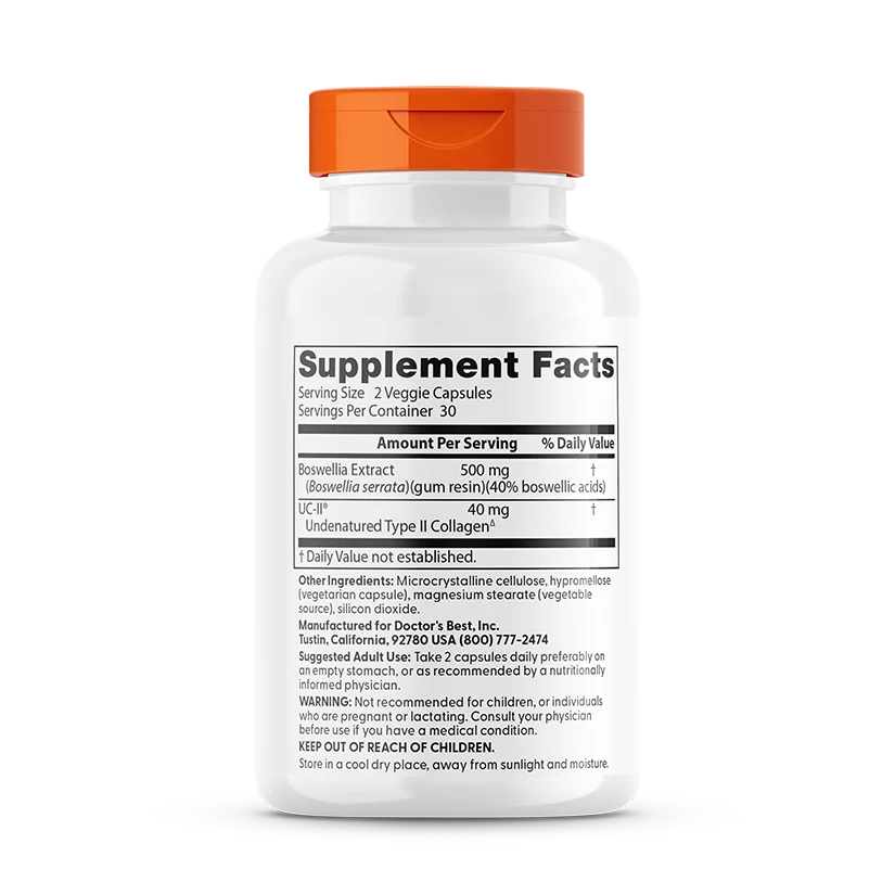 Doctor's Best Boswellia with UC-II