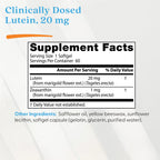 Doctor's Best Lutein from OptiLut 20 mg