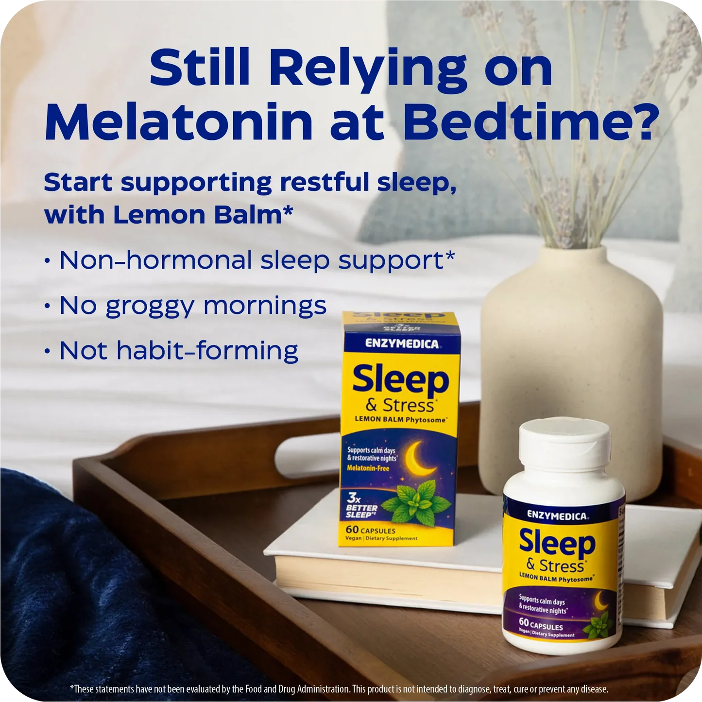 Enzymedica Sleep & Stress Lemon Balm Phytosome